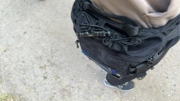 Сумка поясная (бананка) SETKA TAC Black унисекс, черная, Оксфорд 1000D, 5 отделений, MOLLE