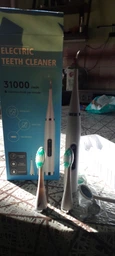 Электрическая ультразвуковая зубная щетка скалер Electric Teeth Cleaner для удаления камней отбеливание зубов белая фото от покупателей 11