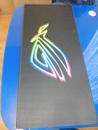 Игровой Коврик для Мыши 900x400x4мм (XXL) Дизайн ASUS ROG Cyber Pulse. Гладкая Поверхность, Прорезиненный. Толщина 4 мм