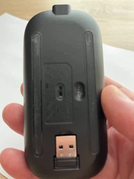 Беспроводная бесшумная аккумуляторная мышка с RGB подсветкой 1600DP Bluetooth 5.2 + 2.4 GHz тихая для ноутбуков пк планшетов плоская Slim фото от покупателей 3