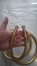 Шланг для душа 175см DROP SH-H175-GLD-P силиконовый - Двойной Анти-Твист, золотой
