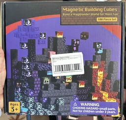 Магнитный конструктор в стиле Minecraft TW-12 Pink 100 блоков Майнкрафт детские конструкторы для девочки фото от покупателей 5
