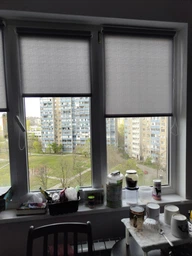 Ролета тканинна Len 0043 Блакитний 35x160 cм