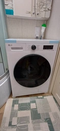 Стиральная машина LG F2Y2HS5WE фронтальная, 7кг, 1200, A, 44см, дисплей, пар, инвертор, белый фото от покупателей 2