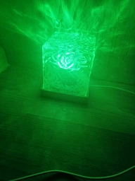 Ночник от USB куб звездное небо LED настольная RGB лампа 16 цветов для спальни и детской + пульт фото от покупателей 2