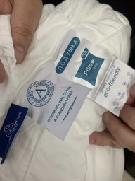 Анатомическая подушка Тесто Белый 50х70см (в квадратик) фото от покупателей 4