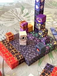 Магнитный конструктор Minecraft детский набор Майнкрафт 100 кубиков блоков для детей строительный магнитная игра игрушка магнитные блоки кубики пластиковые для развития логики моторики мышления обучающий подарок ребенку мальчикам девочкам