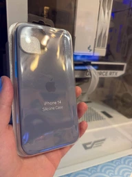 Чохол для iPhone 14 силіконовий Soft-touch Silicone Case Full Size (AA) Light Pink
