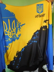 Худі жіноче Яскраво хіт 2XL жовто-синє