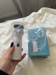 Портативный ультразвуковой ингалятор небулайзер Mesh Nebulizer для детей и взрослых, ручной для дыхательной терапии фото от покупателей 2