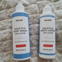 Комплекс для тела против акне с салициловой кислотой: Гель, Лосьон Hillary Anti-Acne Body Care Complex with Salicylic Acid K2-11-030 фото от покупателей 6