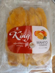 Сушене манго сухофрукт 200 г натуральний без ГМО Natural Mango YESNUT! ROYAL (YESNUT! mango-200)