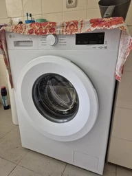 Стиральная машина LG F2Y2NS3WE фронтальная, 6кг, 1200, В, 44см, дисплей, пар, инвертор, белый фото от покупателей 9