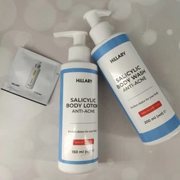 Комплекс для тела против акне с салициловой кислотой: Гель, Лосьон Hillary Anti-Acne Body Care Complex with Salicylic Acid K2-11-030 фото от покупателей 5