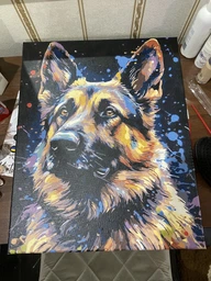 Картина по номерам 40×50 см Kontur. Верный друг. Овчарка. DS0582
