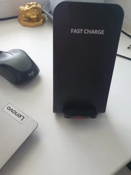 Беспроводное зарядное устройство Держатель - подставка Qi Fast Charger 15W для iPhone та Android Black