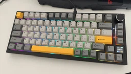 Механічна ігрова клавіатура AJAZZ AK820 RGB Pro для геймерів: Hot-Swap, Gasket Mount, 81 клавіша, PBT кейкапи провідна White-Purple фото від покупців 2