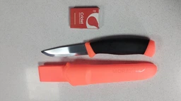 Туристичний ніж із чохлом Morakniv Companion (S) Hi-Vis Orange Нержавіюча сталь (11824) фото від покупців 2