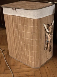 Бамбуковая корзина для белья 5five Simply Smart с крышкой 60 л Коричневый (3560238709351) фото от покупателей 1