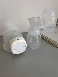 Молоковідсмоктувач електричний портативний бездротовий акумуляторний потужний з акумулятором молоковідсмоктувачі стимуляція лактації бездротовий для годування з двома пляшечками 2в1 фото від покупців 6