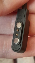 Кабель USB для смарт годинника магнітний 2 pin 5V (-Negative North Outside) 2.5 x 8 mm black фото від покупців 2