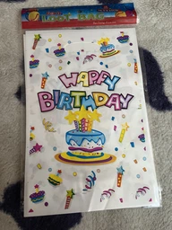 Подарочные Пакеты Happy Birthday Торт Со Свечами 16х25см 10шт | Белый