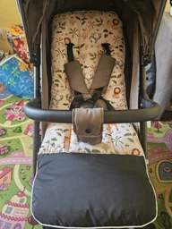 Матрацик - вкладиш у коляску Carrello (89х34 см) двосторонній бавовняний матрац DavLu, Зайчики на рожевому (car-000017) фото від покупців 1