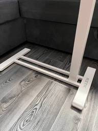 Приставной стол на колесах с регулировкой высоты RZTK Desk Compact 2 700 х 400 мм White фото от покупателей 3