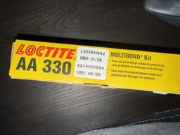Акриловий клей Loctite 330 Multibond з активатором LOCTITE 7386 для ПВХ пластику металу 50/18 мл