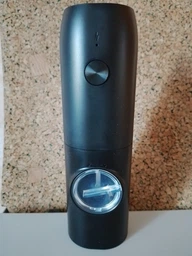 Электрическая мельница для специй с подсветкой, 1 шт. Electric Grinder Rechargeable для измельчения соли и перца, USB, черная фото от покупателей 6