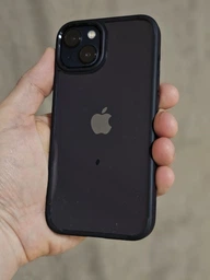 Чохол протиударний Spigen Ultra Hybrid для Iphone 13/14 Matte Black Прозорий ACS03523 фото від покупців 3