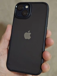 Чохол протиударний Spigen Ultra Hybrid для Iphone 13/14 Matte Black Прозорий ACS03523