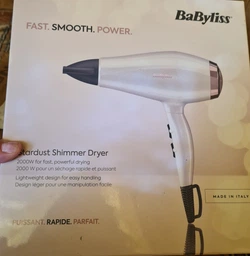 Фен для сушки волос BaByliss 5914PE Stardust Shimmer 2000 Вт ионизация Белый