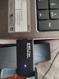 Адаптер Wi-Fi 6 1300 Мб/с сетевой вай фай модуль 5G для пк с 2 антеннами wifi ресивер двухдиапазонный беспроводной в компьютер 2.4ГГц + 5ГГц USB 3.0 черный (02970001) фото от покупателей 1