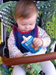 Пюре фруктово-овощное Gerber Яблоко, Тыква, Абрикос для детей с 6 месяцев 90 г (7613036034999) фото от покупателей 6