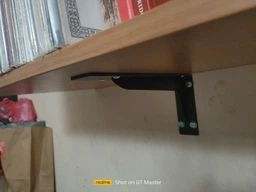 Потужний кронштейн для поличок на стіну Jinrongda Bracket-L 29.2cm (Чорний) фото від покупців 1