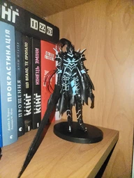 Аниме фигурка Игрис 21 см, Solo Leveling Поднятие уровня в одиночку, Теневой рыцарь Багряной Тени, Коллекционная статуэтка на подставке (GS957)