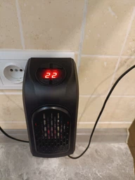 Мини обогреватель портативный 400W Handy Heater с пультом, таймер, электрический тепловентилятор, дуйчик в розетку фото от покупателей 5