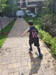 Дитяча футбольна форма Messi #10 (Мессі)Інтер Маямі (домашня) 25/26, розмір 22 (зріст 120–125 см), чорна
