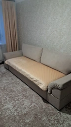 Покрывало-накидка Руно VeLour Бежевый 210х90 см Двустороннее Велюровое (Р21090.55_Beige)