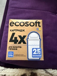 Набор картриджей Ecosoft УЛУЧШЕННЫЕ для фильтров-кувшинов 3+1 шт (4820056801484) фото от покупателей 3