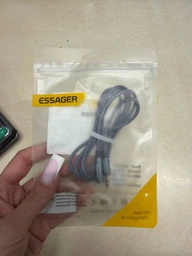 Кабель аудио удлинитель AUX Essager mini Jack 3.5 mm M/F Сable 2 м Blue (EYPY35-MYA0G)