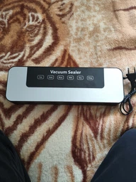 Вакууматор бытовой для продуктов питания Vacuum Sealer 120W 60 вакуумный упаковщик автоматический + 10 пакетов фото от покупателей 5