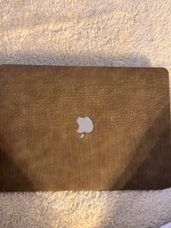 Чохол накладка на MacBook Pro 13 M1/M2/M3 ШКІРЯНИЙ, Коричневий