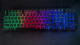 Клавиатура проводная Holmer K-01GS RGB Backlight USB Black фото от покупателей 1