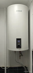 Бойлер Swan SRB-50w1 круглый slim 50л с сухим ТЭНом 2кВт фото от покупателей 1