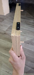 Тумба приліжкова з 2 ящиками без ручок RedWood Брістоль Ш400*В530*Г400 Білий\Дуб Сонома RLT225whitesonoma