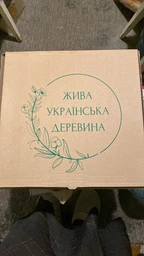 Дерев’яний винний стіл круглий на 5 секцій 1 пляшку 2 бокала деревина дуб 35х35 см фото від покупців 4