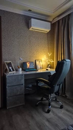 Офисное кресло Diego Comfort Pro серое Офисное компьютерное кресло до 120 кг Офисное кресло с подставкой для ног фото от покупателей 2