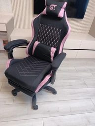 Крісло ігрове GT Racer X-2339 Black/Gray (X-2339 Fabric Black/Gray) фото від покупців 5